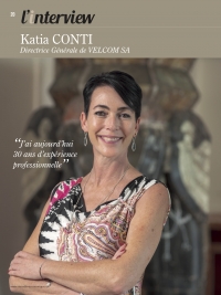 Le monde économique Octobre 2018 - Katia Conti nouvelle Directrice Générale de Velcom SA